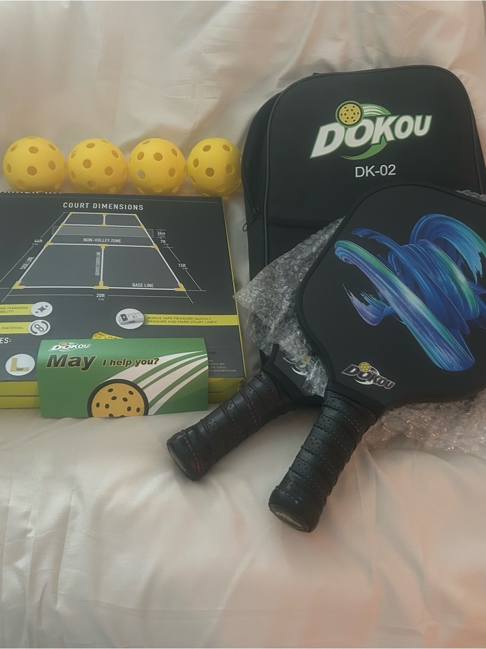 Dokou DK-02 Pickleball Paddle Set with Marker Kit
